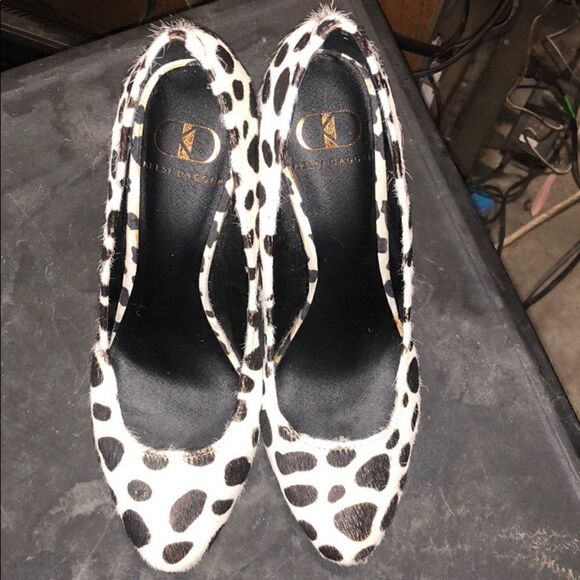 Kelsi Dagger animal print wedge shoes size 6 - Picture 1 of 4